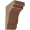Ekena Millwork 5 1/4"W x 8 1/2"D x 11"H Bedford Wood Vintage Decor Bracket, Weathered Brown BKTWD05X09X11BEBR - alternate 1